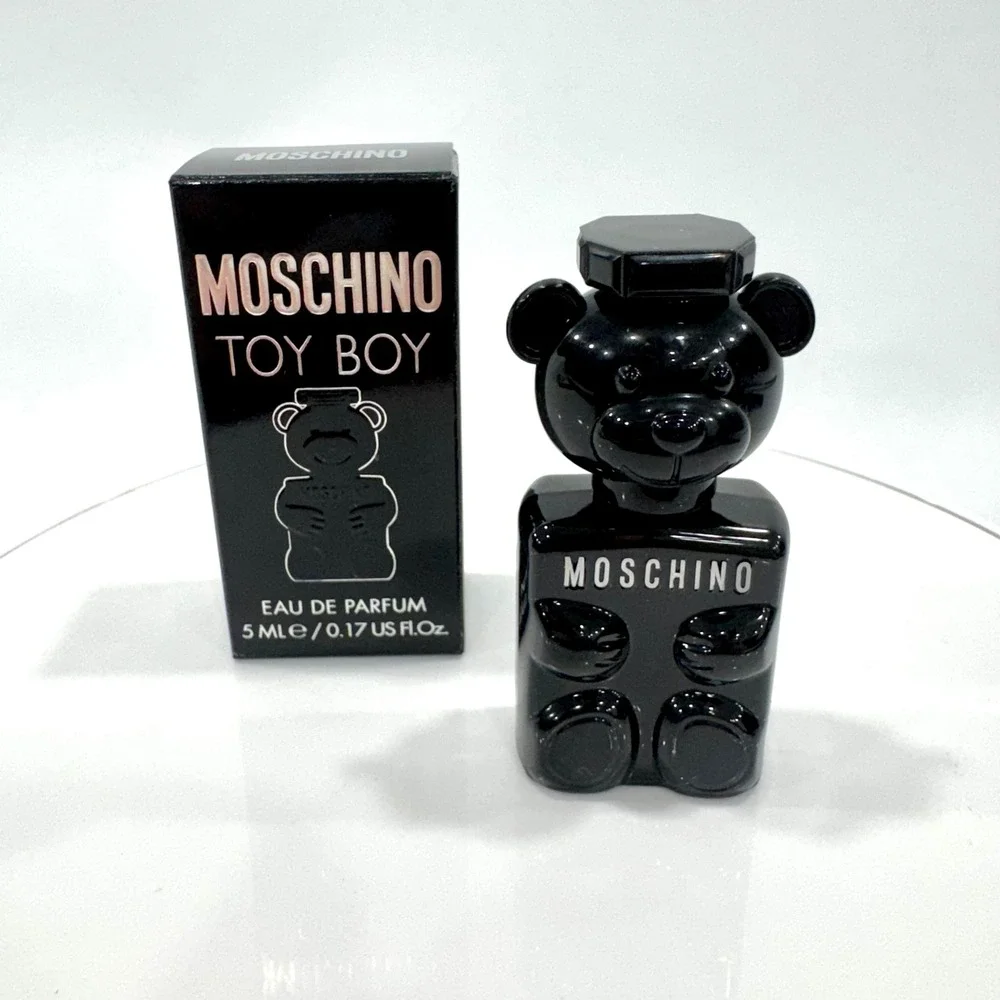 Moschino Toy Boy Eau de Parfum Men 5ml 0.17oz Mini Black Teddy Bear Fragrance